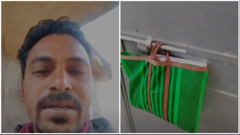 নানুরে বিজেপি নেতার বাড়ির দরজায় সাদা থান ঝুলিয়ে হত্যার সঙ্কেত পাঠানোর অভিযোগ, অভিযোগের তির তৃণমূলের দিকে 