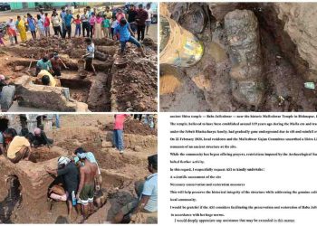 বিষ্ণুপুরে মল্ল রাজাদের আমলে নির্মিত মাটি চাপা প্রাচীন শিব মন্দির খুঁড়ে বের করলেন স্থানীয় যুবকরা, পুনঃনির্মাণের দাবিতে এএসআই- কে চিঠি লিখলেন বিজেপি সাংসদ সৌমিত্র খাঁ 