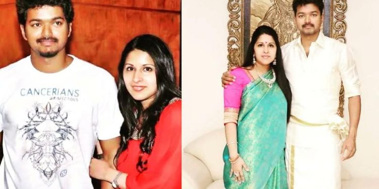 দক্ষিণের অভিনেতা ও টিভিকে প্রধান বিজয়ের স্ত্রী বিবাহবিচ্ছেদের আবেদন করেছেন, অভিনেতার অন্য এক মহিলার সাথে পরকীয়া সম্পর্ক রয়েছে বলে অভিযোগ 