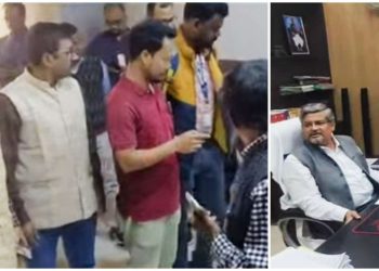 গৌড়বঙ্গ বিশ্ববিদ্যালয়ের রেজিস্টারকে হঠাৎ অপসারণের প্রতিবাদে উপাচার্যকে ঘিরে সহকর্মীদের তুমুল বিক্ষোভ 