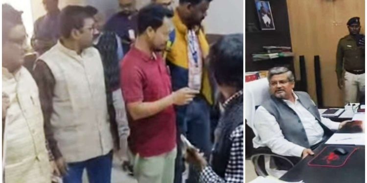 গৌড়বঙ্গ বিশ্ববিদ্যালয়ের রেজিস্টারকে হঠাৎ অপসারণের প্রতিবাদে উপাচার্যকে ঘিরে সহকর্মীদের তুমুল বিক্ষোভ 