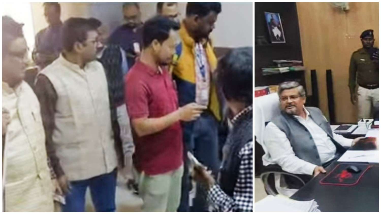 গৌড়বঙ্গ বিশ্ববিদ্যালয়ের রেজিস্টারকে হঠাৎ অপসারণের প্রতিবাদে উপাচার্যকে ঘিরে সহকর্মীদের তুমুল বিক্ষোভ