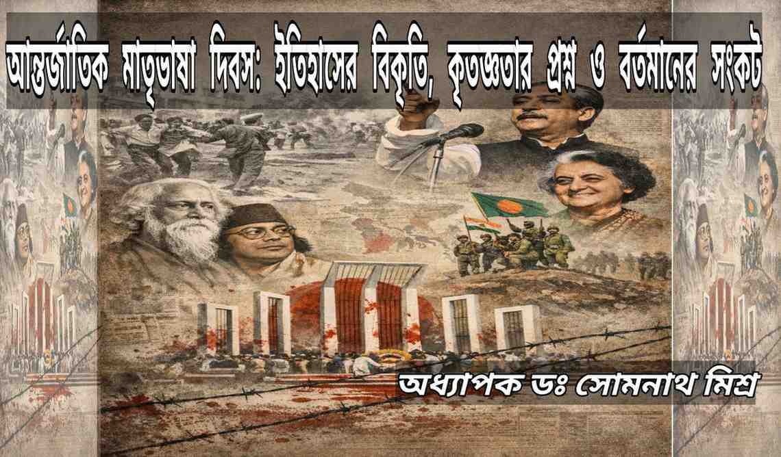 আন্তর্জাতিক মাতৃভাষা দিবস: ইতিহাসের বিকৃতি, কৃতজ্ঞতার প্রশ্ন ও বর্তমানের সংকট