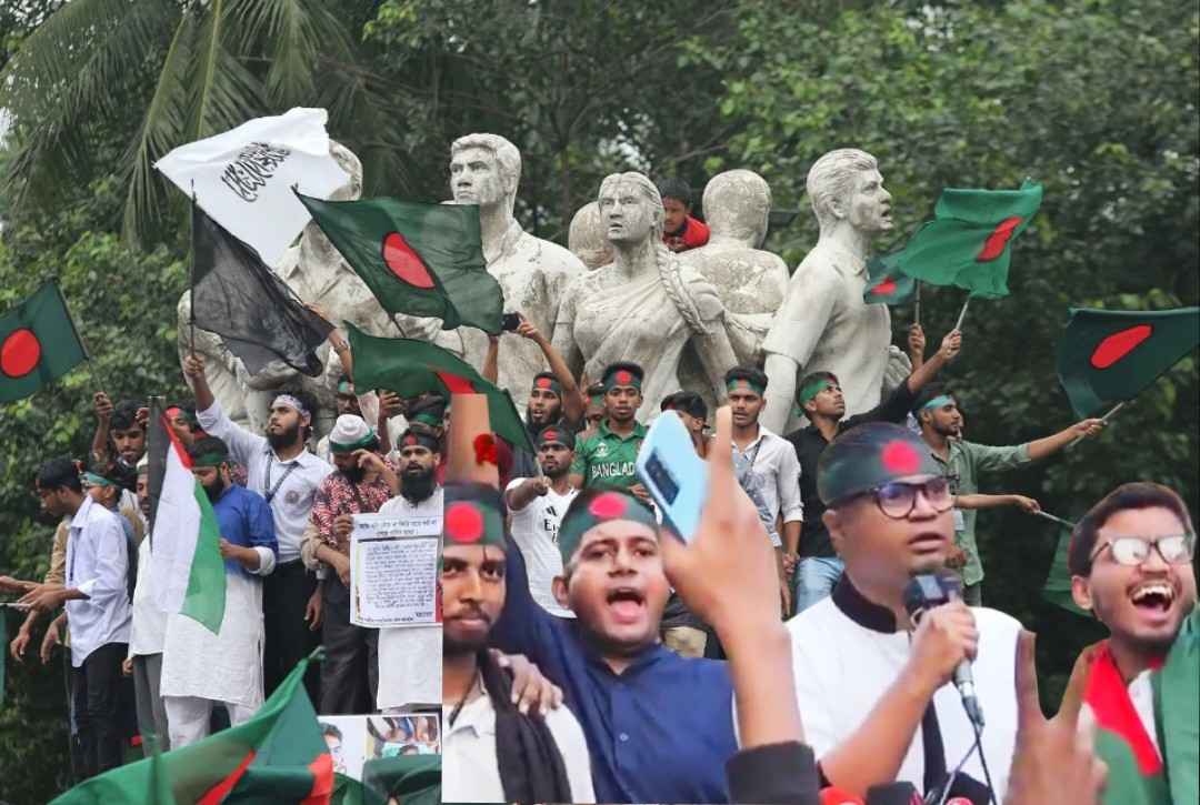 “বাংলাদেশের মুসলমানের একটা অংশ ভারতকে সবচেয়ে বড় শত্রু দেশ মনে করে,ভারতের চাল খেয়ে ভারতের বিরুদ্ধে স্লোগান দেওয়া এদের জন্মগত অভ্যাস”