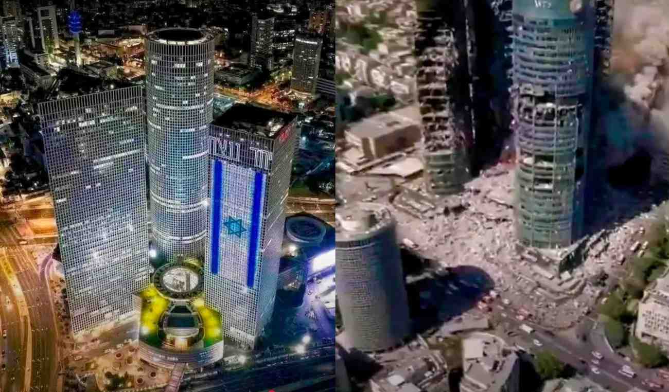 ইসরায়েলের রাজধানী তেল আবিবে ধ্বংসযজ্ঞ চালালো ইরান ! ৬ মার্কিন সেনার মৃত্যুর ঘোষণা