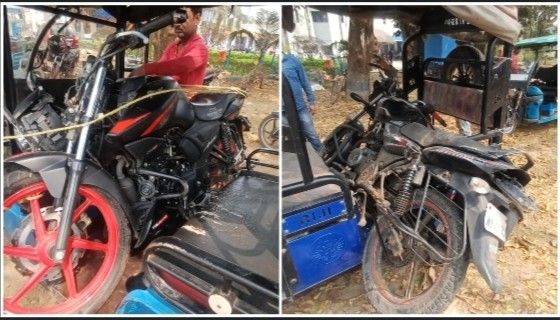 ভাতারে ২ বাইকের মুখোমুখি সংঘর্ষের গুরুতর জখম ২ মহিলাসহ ৪ জন 