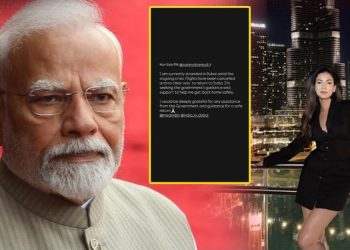বিমান বাতিল, বাড়ি ফেরার কোনও পথ নেই; প্রধানমন্ত্রী মোদীর সাহায্য চাইলেন দুবাইতে আটকে পড়া বলিউড অভিনেত্রী  