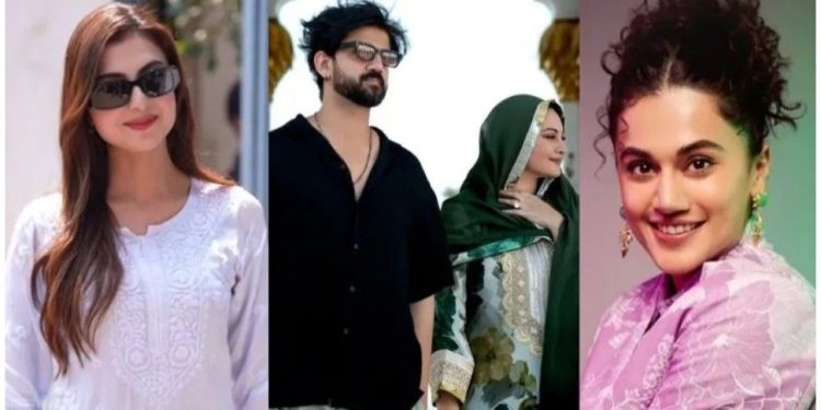 হোলি থেকে নিজেদের দূরে রাখলেন অভিনেত্রী সোনাক্ষী সিনহার স্বামী জামাই জহির ইকবাল,ফারহানা ভাট, জেসমিন ভাসিনরা ; হোলি নাপসন্দ সেকুলার বলিউডিয়া তাপসী পন্নু- করিনা কাপুর খানদেরও 