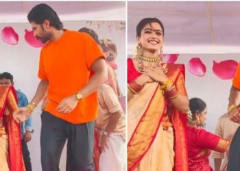 বিজয় দেবেরকোন্ডার গ্রামে কনে রশ্মিকাকে জমকালো স্বাগত, গ্রামবাসীদের জন্য একটি বড় চমক