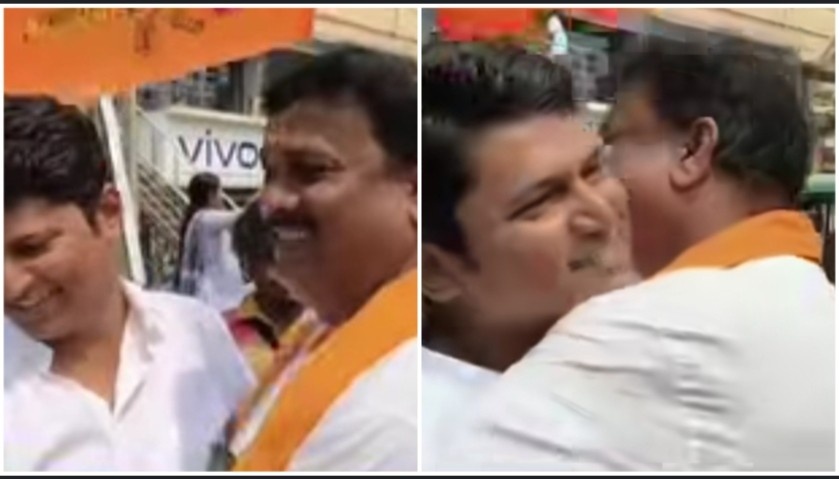 চাঁচলে রামনবমীর শোভাযাত্রায় জল বিতরণ করে “হিন্দু-মুসলিম ভাই, ভাই, আমাদের মধ্যে কোন বিভেদ নাই” বার্তা দিলেন কংগ্রেস নেতা আঞ্জারুল হক জনি 