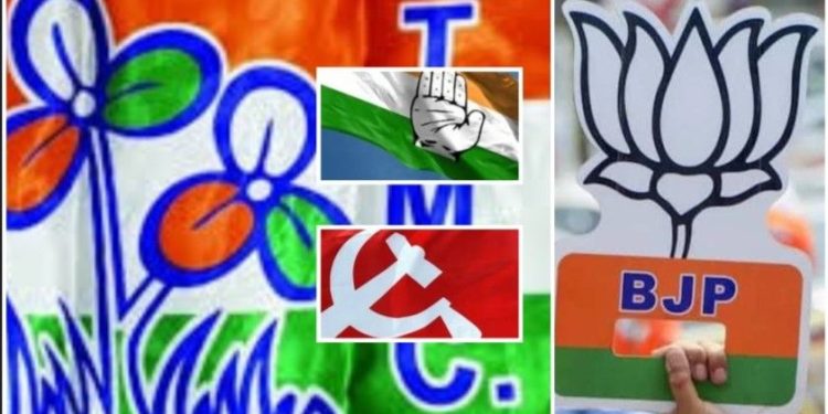 সিপিএম আর কংগ্রেস মিলে কিভাবে বিরোধী ভোট ভাগ করে তৃণমূলকে ক্ষমতায় টিকিয়ে রাখছে তার পরিসংখ্যান তুলে ধরলেন বিজেপির তরুনজ্যোতি 
