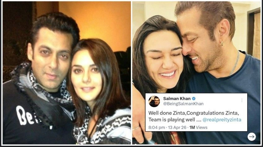 পাঞ্জাব কিংসের জয়ে সলমনের বিশেষ পোস্টে প্রীতি জিনতাকে অভিনন্দন 