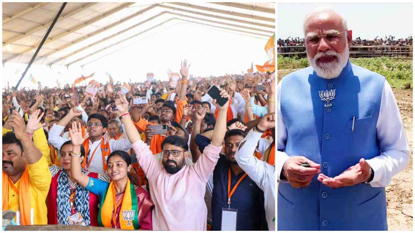 পূর্ব বর্ধমানের পূর্বস্থলীতে বিশাল জনসমাগম দেখে “অভিভূত” মোদী বললেন : “বাংলা পরিবর্তনের জন্য তৈরি”