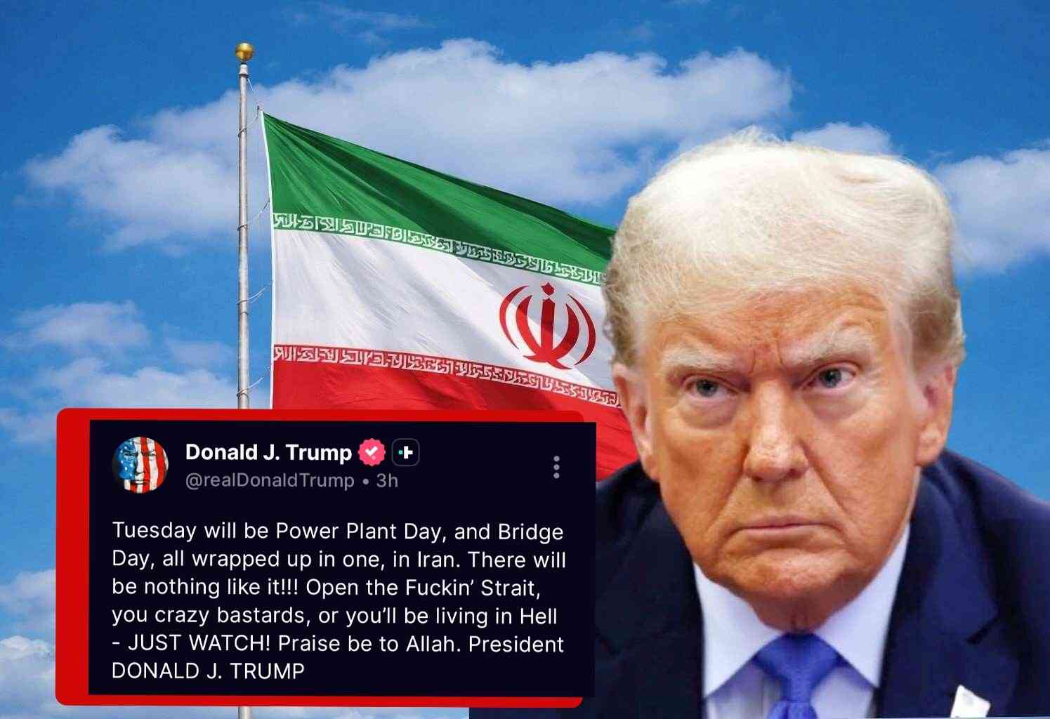 “নির্বোধ বেজম্মারা হরমুজ প্রণালী খুলে দে, না হলে মঙ্গলবার…. ” : ইরানকে কঠোর বার্তা দিলেন ট্রাম্প 