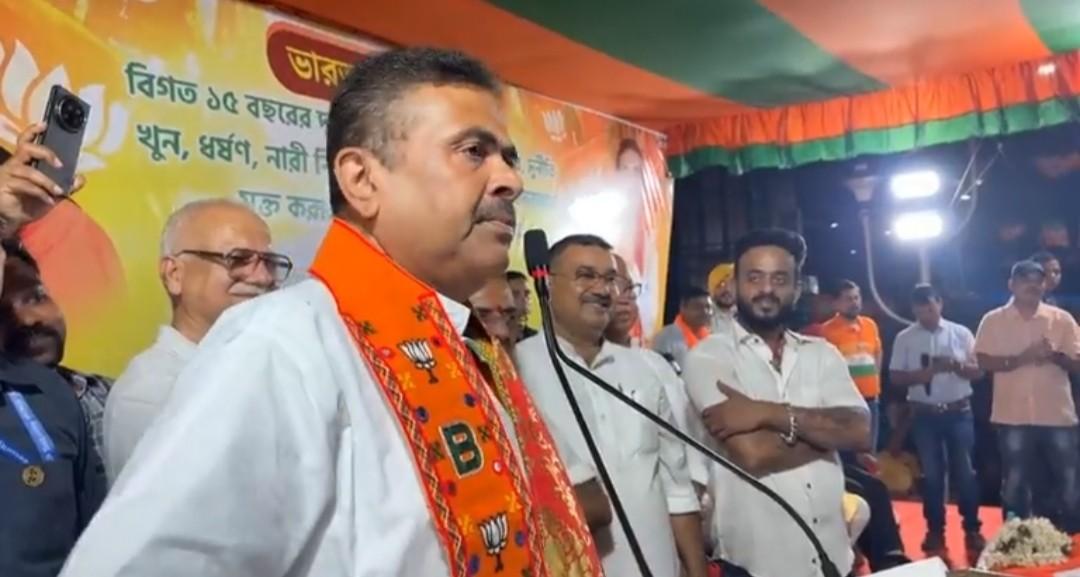 “২৩ তারিখে নন্দীগ্রামে ছক্কা মেরে ভবানীপুরে হারিয়ে তবেই বিশ্রাম নেবো” : মমতার গড়ে হুঙ্কার দিলেন শুভেন্দু 