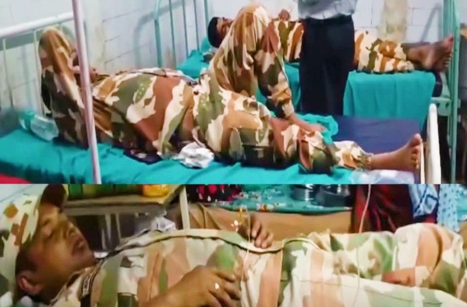 খাদ্যে বিষক্রিয়ায় অসুস্থ ২৪ জন কেন্দ্রীয় বাহিনীর জওয়ান