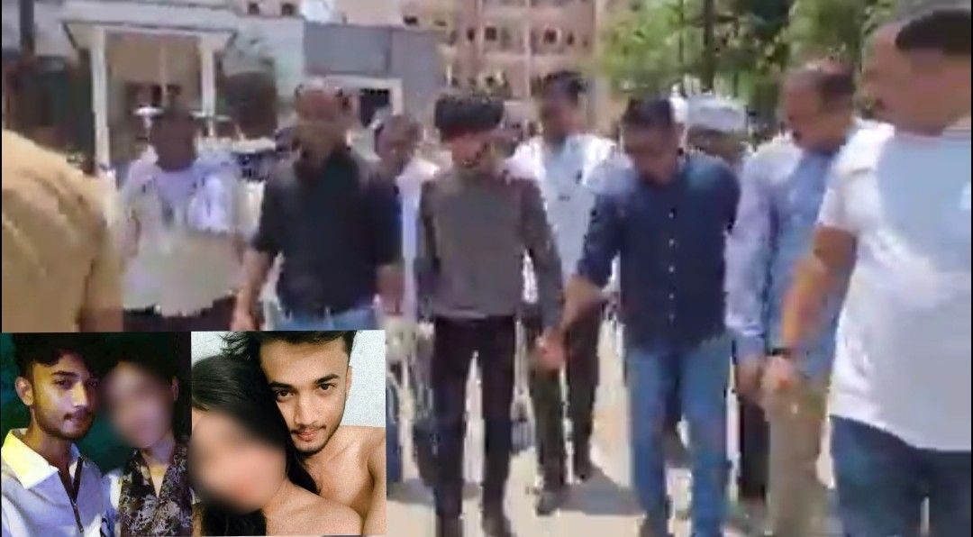 অমরাবতীতে ১৮০ জন হিন্দু মেয়েকে যৌন নির্যাতনকারী আয়ান আহমেদকে শহরের রাস্তায় প্যারেড করানো হল 