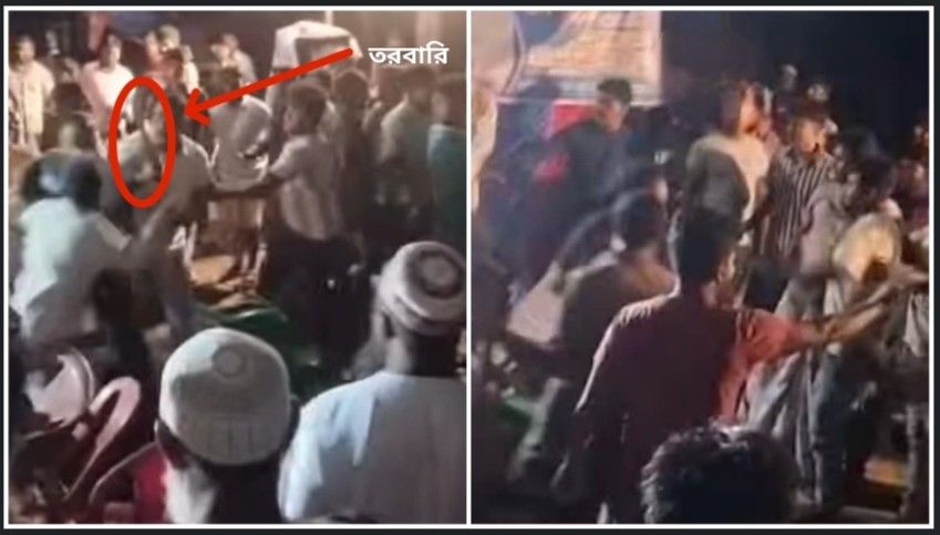 হাড়োয়ায় প্রচার সভায় তুমুল সংঘর্ষে জড়াল তৃণমূলের দুই গোষ্ঠী ; “বাদুড়িয়া দাঙ্গার মাস্টারমাইন্ড ও দেশ বিরোধীকে প্রার্থী করায় ক্ষোভের জের’ বলছে বিজেপি 