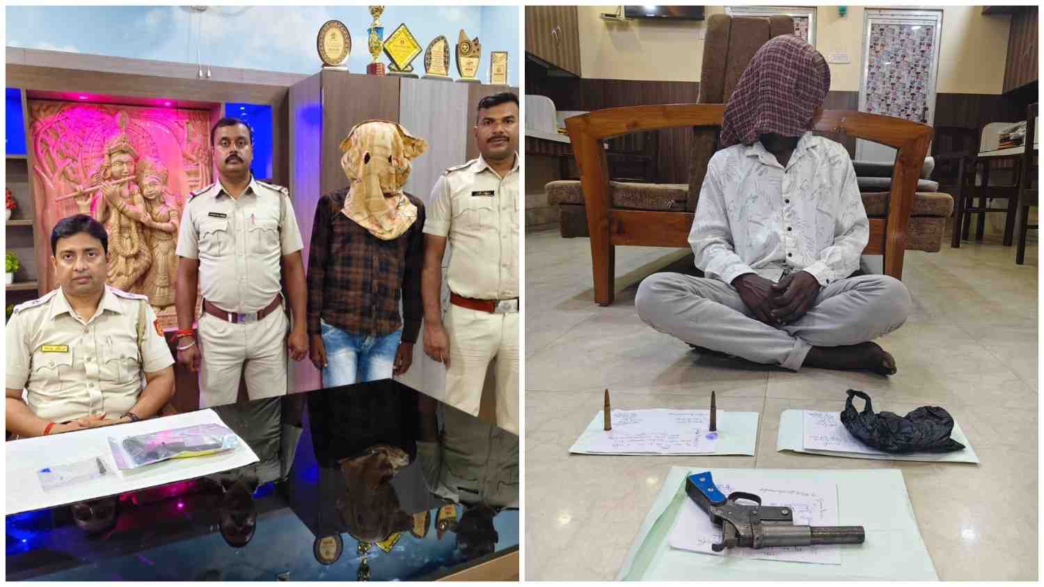কাটোয়ায় আগ্নেয়াস্ত্র ও কার্তুজ সহ গ্রেপ্তার ৩ দুষ্কৃতী ; ধৃতদের মধ্যে রয়েছে তৃণমূল নেতার ভাইপো 