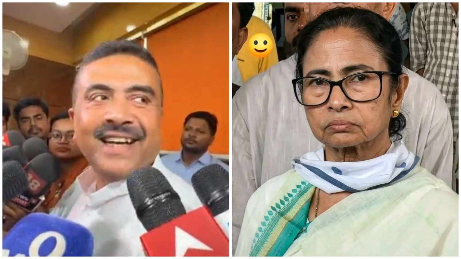 ভবানীপুরে ১১০০৩ ভোটে মমতা ব্যানার্জিকে পরাজিত করলেন শুভেন্দু অধিকারী ; এর আগে নন্দীগ্রামেও জয়ী হন শুভেন্দু 