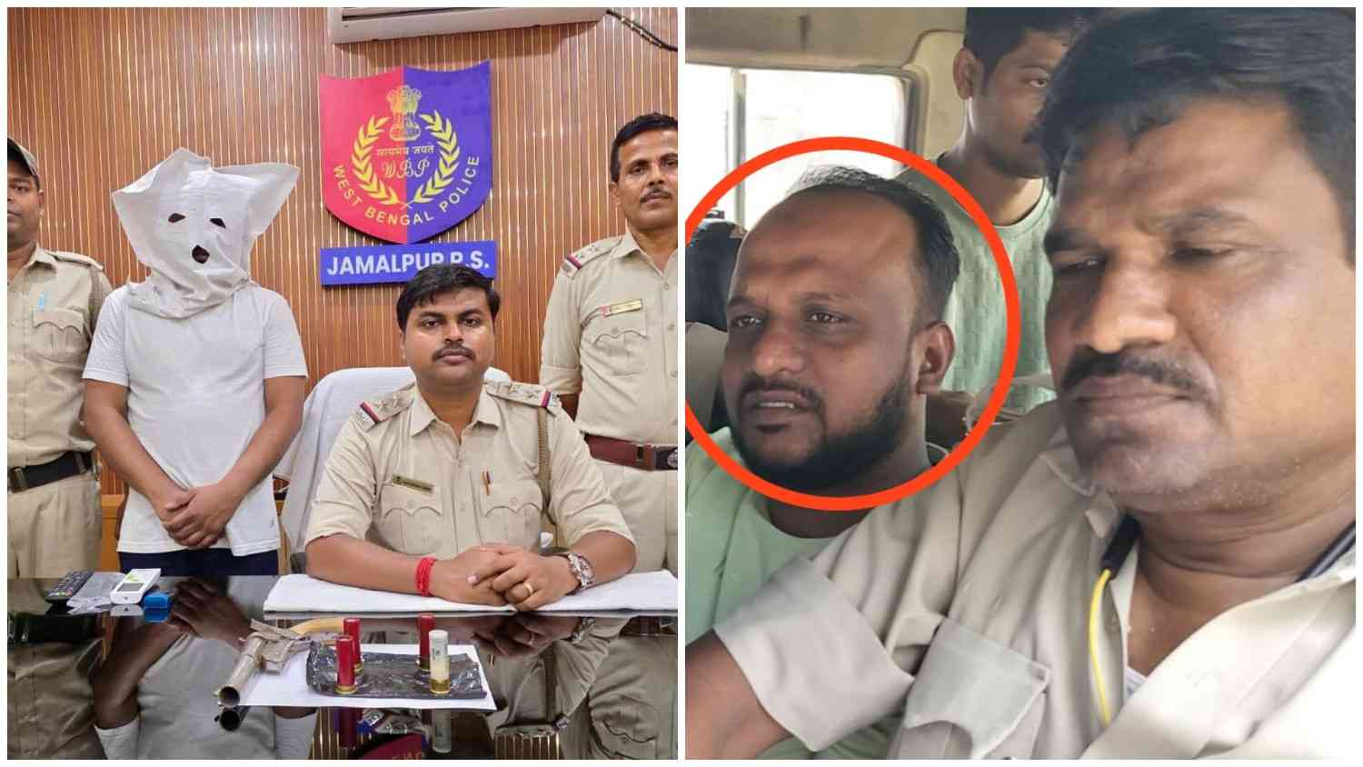 হেপাজতে থাকা তৃণমূল নেতা শেখ সাহাবুদ্দিনকে সঙ্গে নিয়ে বাড়িতে পুলিশের সার্জিক্যাল স্ট্রাইক,উদ্ধার আগ্নেয়াস্ত্র ও কার্তুজ