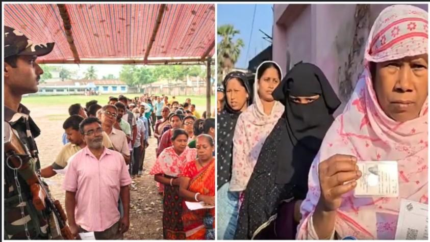 মগরাহাট পশ্চিম বিধানসভা কেন্দ্রের ১১টি বুথ এবং ডায়মন্ড হারবারের ৪টি বুথে ভোটগ্রহণ চলছে 