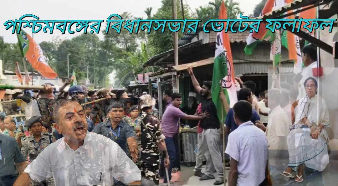 বিজেপি ৮১, তৃণমূল ৬৯ এবং কংগ্রেস ২ টি আসনে এগিয়ে 