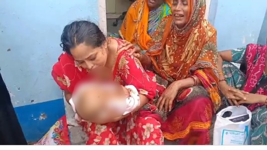 চিকিৎসার গাফেলতিতে শিশুমৃত্যুর অভিযোগ কালনা হাসপাতালে 