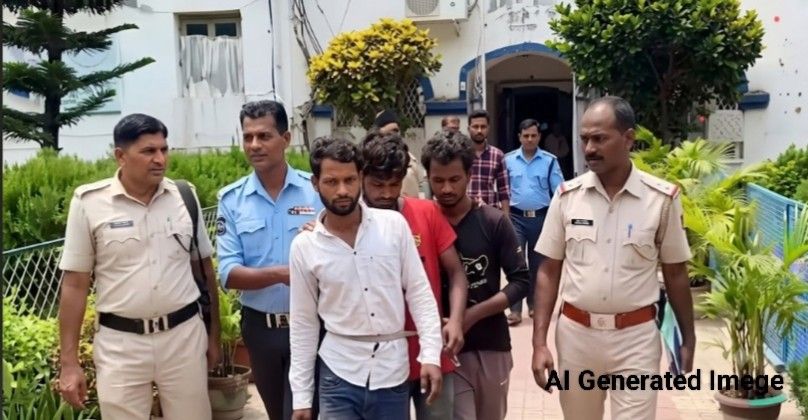 ডাকাতির উদ্দেশ্যে জড়ো হওয়া ৩ দুষ্কৃতীকে পাকড়াও করল মালদার সামসী ফাঁড়ির পুলিশ