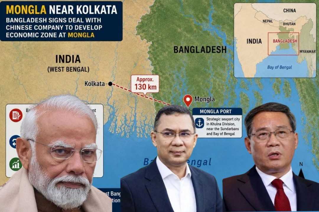 কলকাতা থেকে মাত্র ১৩০ কিমি দুরের মংলা বন্দর চীনের হাতে তুলে দিল বাংলাদেশ, চাপে ভারত : এদিকে  বাংলাদেশিদের জন্য ফের পর্যটন ভিসা চালু করা নিয়ে উঠছে প্রশ্ন  