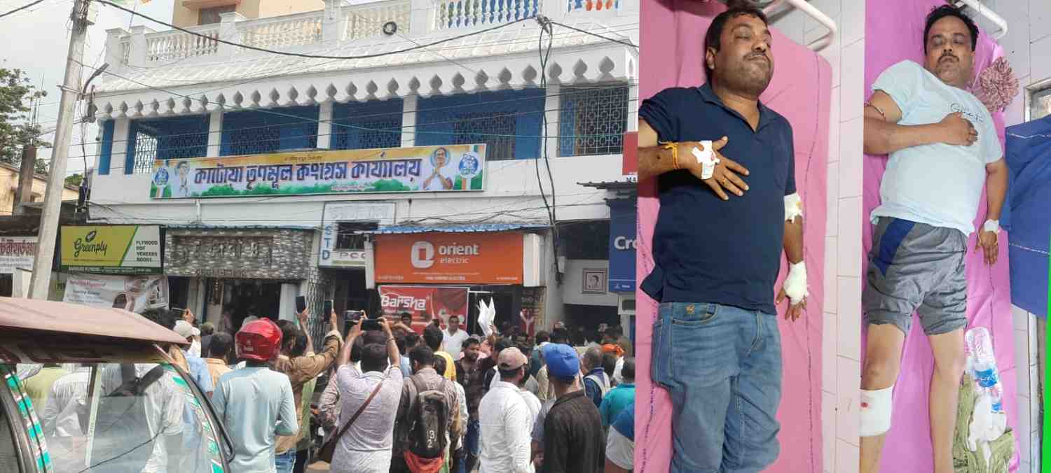 সরকারি ত্রিপল পাচারের অভিযোগে তৃণমূলের জেলা সভাপতি রবি চ্যাটার্জিকে চুড়ান্ত হেনস্থা, তিন তৃণমূল কর্মীকে ধরে বেদম পিটিয়ে দিল ক্ষিপ্ত জনতা 