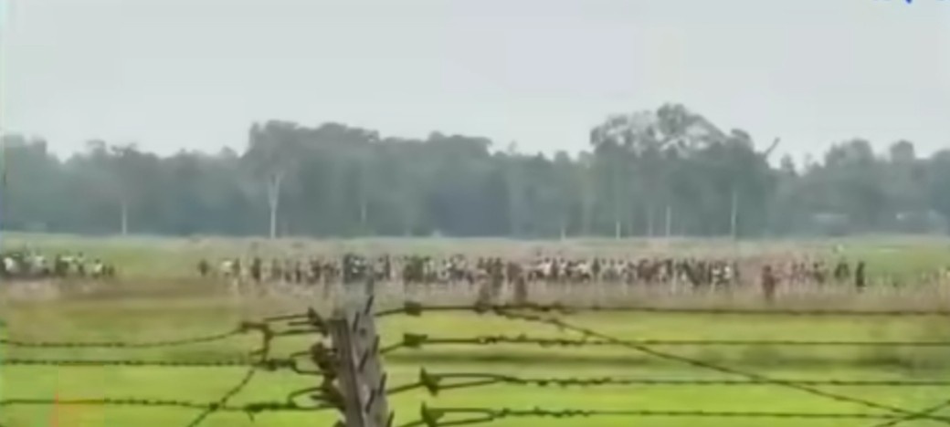 এবারে ভারতে অনুপ্রবেশ করানোর জন্য প্রচুর মুসলিমদের সীমান্তে জড়ো করল বাংলাদেশ সীমান্তরক্ষী বাহিনী, প্রবল উত্তেজনা মেখলিগঞ্জ সীমান্তে 