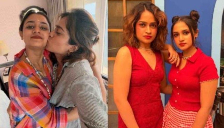 কেরালার মহিলা সমকামী প্রেমিক জুটির আদিলা এবং নূরার চতুর্থ বার্ষিকীতে শুভেচ্ছা পোস্ট 