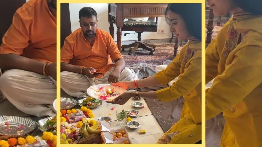 হিন্দু রীতি পালন করে ট্রোলড হলেন মুসলিম অভিনেত্রী 