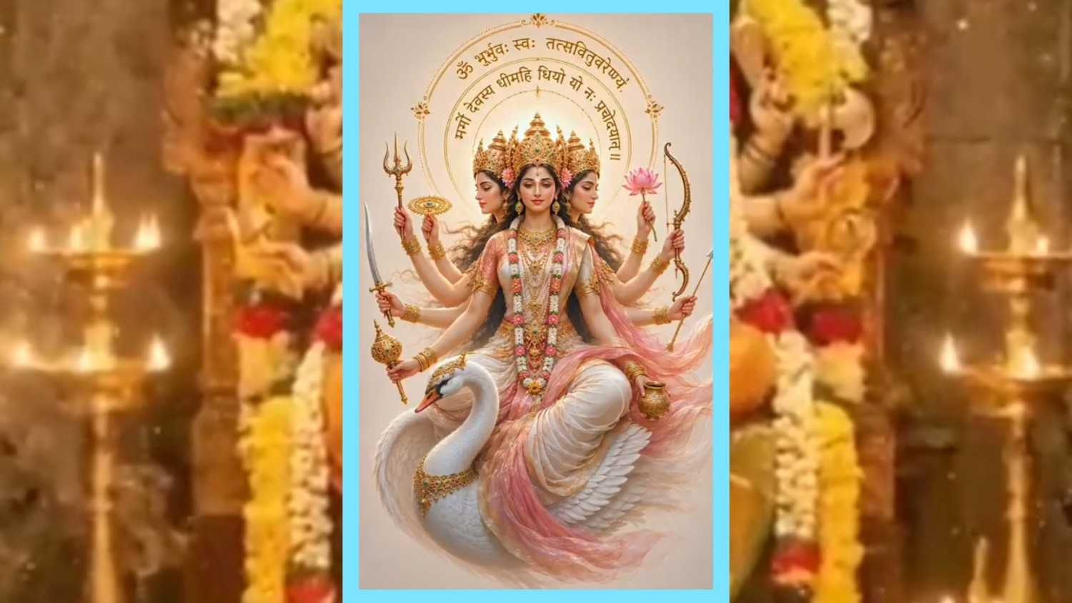 গায়ত্রী মন্ত্রং ঘনপাঠঃ  : সাধারণ পাঠের তুলনায় ১৩ গুণ বেশি শক্তিশালী ও ফলপ্রসূ