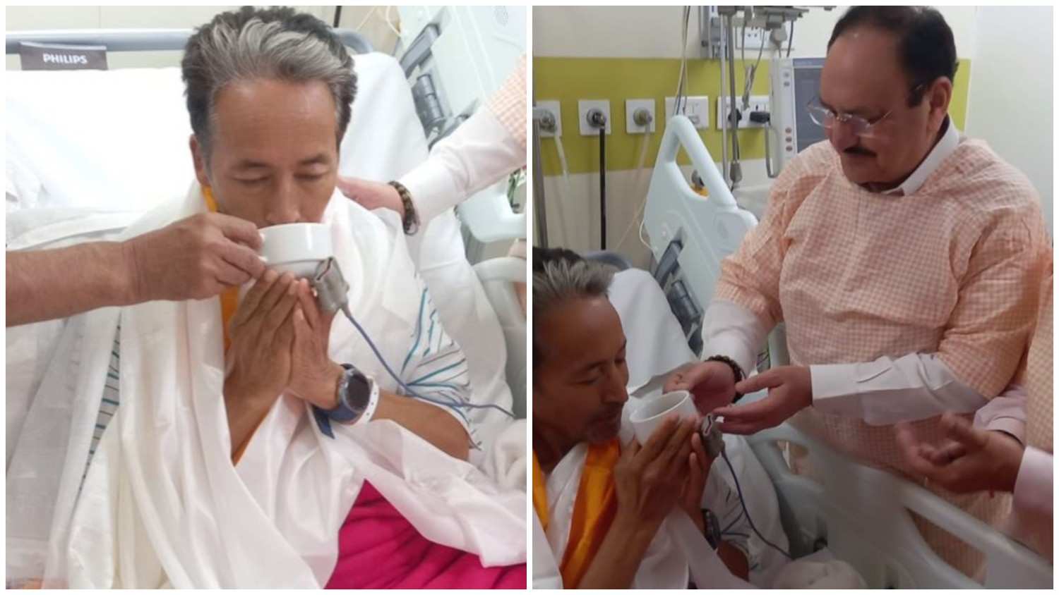 কেন্দ্রের প্রতিশ্রুতি মেনে ২৬ দিনের অনশন শেষ করলেন সোনম ওয়াংচুক : ‘আরশোলা’রা বলেছে ধর্মেন্দ্র প্রধান পদত্যাগ না করা পর্যন্ত প্রতিবাদ বন্ধ হবে না..!