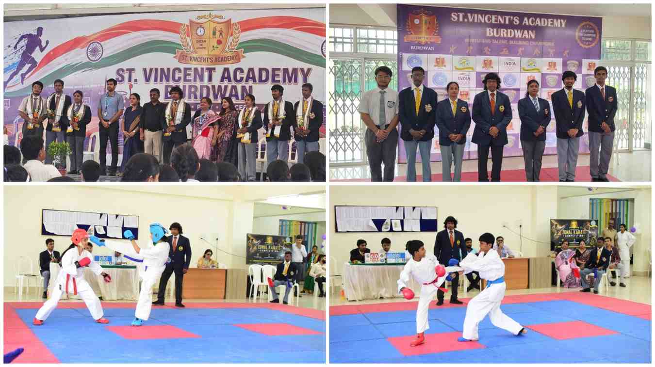 বর্ধমানে আয়োজিত হল অনুর্ধ ১৪, ১৭ ও ১৯ বিভাগের সিআইএসসিই জোনাল ক্যারাটে প্রতিযোগিতা 