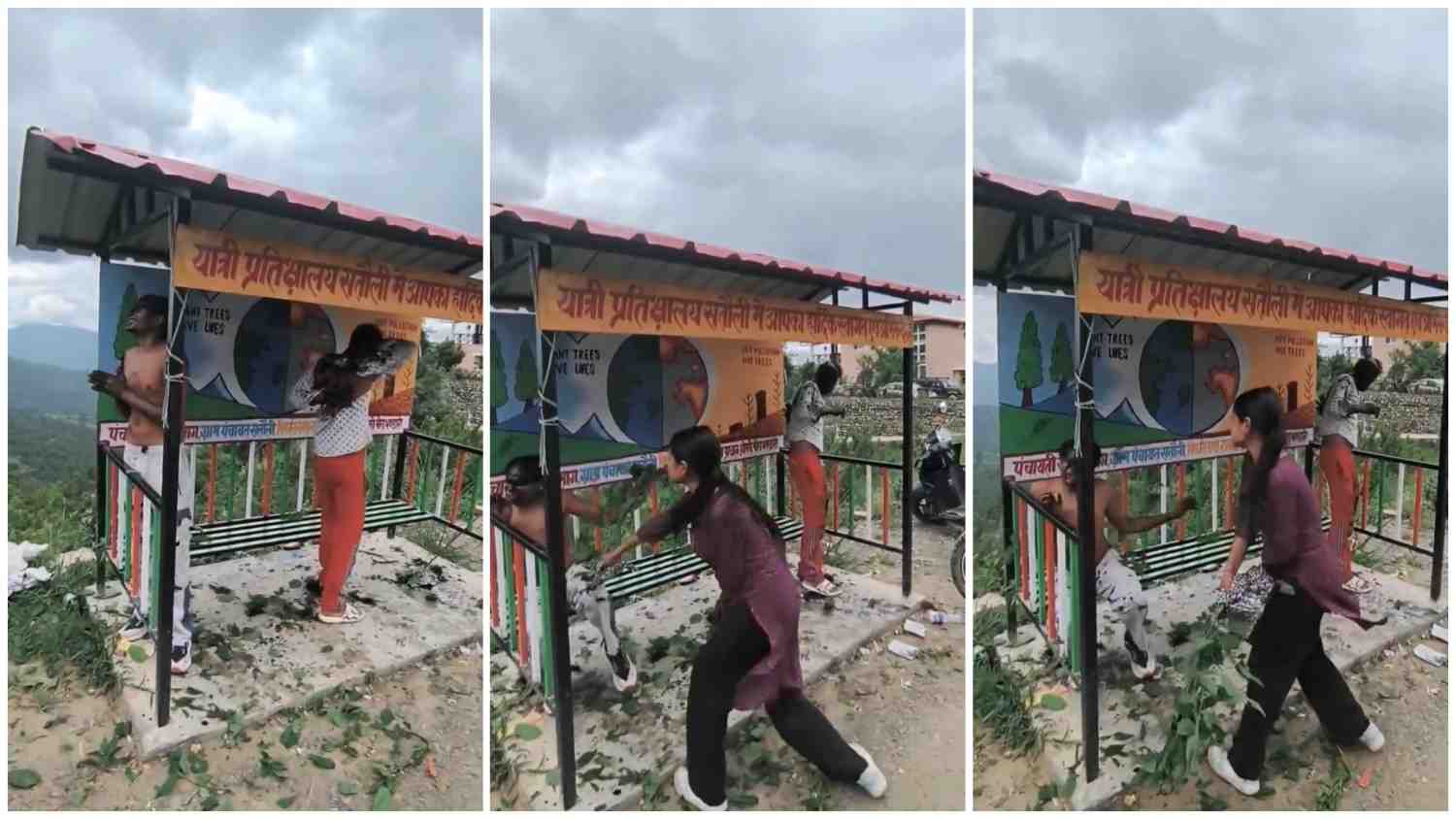 উত্তরাখণ্ডে হিন্দু কিশোরীকে উত্যক্ত করা আরিফ ও সালমানকে  ধরে মাথায় পোড়া মোবিল ঢেলে  জলবিছুটি গাছ তুলে চাবকানো হল, ভিডিও ভাইরাল 