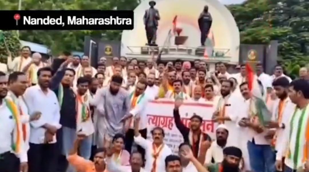 “সনাতন ধর্ম মুর্দাবাদ” শ্লোগান তুললো কংগ্রেসের সমর্থকরা ; তীব্র প্রতিবাদ বিজেপির 