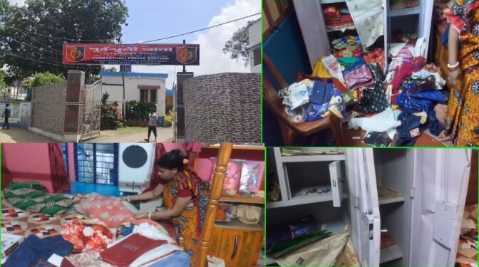 পূর্বস্থলীতে গৃহস্থের বাড়িতে দুঃসাহসিক চুরি ; কয়েক লক্ষ টাকার সামগ্রী লুটপাট  