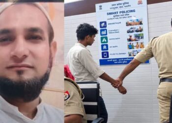 লাভ জিহাদে ইন্ধন জোগানো শিক্ষক নওশাদ আহমেদকে গুলি করে মেরে থানায় আত্মসমর্পণ করলেন বিজনোরের গৌরব রাঠি নামে এক যুবক 
