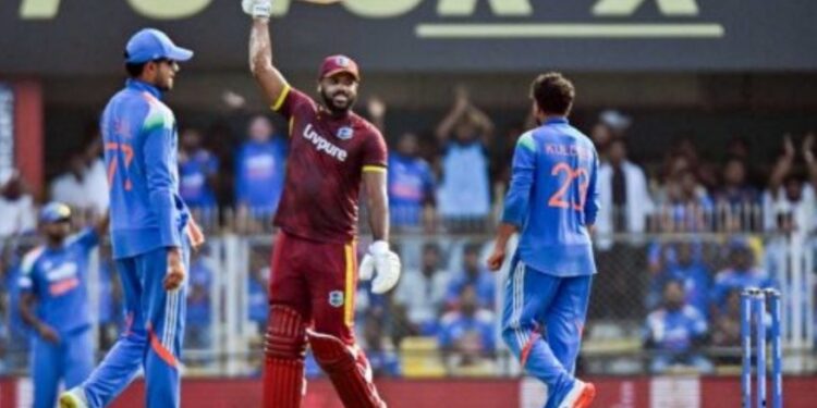 ভারতের বিপক্ষে বিশাল স্কোর খাড়া করে দিল ওয়েস্ট ইন্ডিজ  ; শুভমান গিলরা কি পারবে জিততে? 