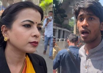 হিন্দু নির্যাতনের বিরুদ্ধে সরব হওয়ায় ঢাকার রাজপথে প্রকাশ্য দিবালোকে আইনজীবী চৈতালি চক্রবর্তীর উপর হামলা 