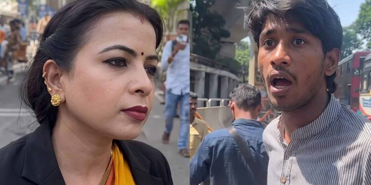 হিন্দু নির্যাতনের বিরুদ্ধে সরব হওয়ায় ঢাকার রাজপথে প্রকাশ্য দিবালোকে আইনজীবী চৈতালি চক্রবর্তীর উপর হামলা