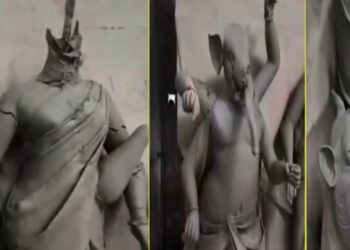 মহালয়ার ঠিক আগেই কুষ্টিয়ায় শতাব্দী প্রাচীন মন্দিরের দুর্গাপ্রতিমা ভাঙচুর 