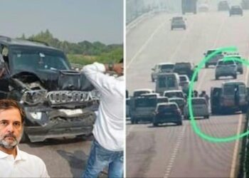 অ্যাম্বুলেন্সসহ বেশ কয়েকটি গাড়ির সঙ্গে সংঘর্ষে জড়াল রাহুল গাঁধির কনভয় ; বহু আহত 