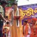 “নাস্তিক” সিপিএমের সদর দপ্তরের সামনে চন্ডীপাঠের আসর, মাইকের মুখ ছিল পার্টি অফিসের দিকেই  