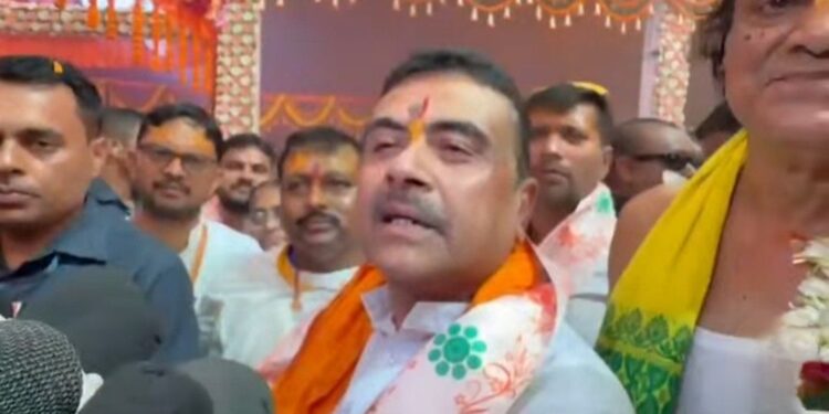 পুরভোটে মমতা ব্যানার্জির হাতে “খালি বাটি” ধরিয়ে দেওয়ার বার্তা দিলেন শুভেন্দু অধিকারী 