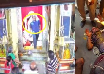 কংগ্রেস শাসিত তেলেঙ্গানায় ভক্তদের উপস্থিতিতেই “আল্লাহ আকবর” শ্লোগান দিয়ে সন্তোষী মাতার মূর্তি অবমাননা ; অভিযুক্ত মহাম্মদ আনসারিকে পিটিয়ে পুলিশের হাতে তুলে দিল ক্ষিপ্ত জনতা 
