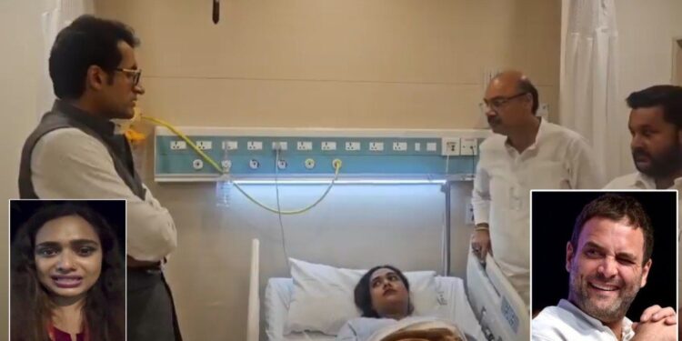 কংগ্রেস নেতা রাহুল গাঁধির ধাক্কায় গুরুতর আহত অন্তঃসত্ত্বা সাংবাদিক রিচা পরাশর